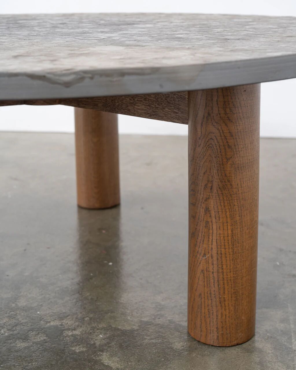 Brutalist slate coffee table, c.1970