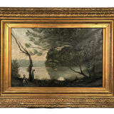 Oil on canvas early twentieth century