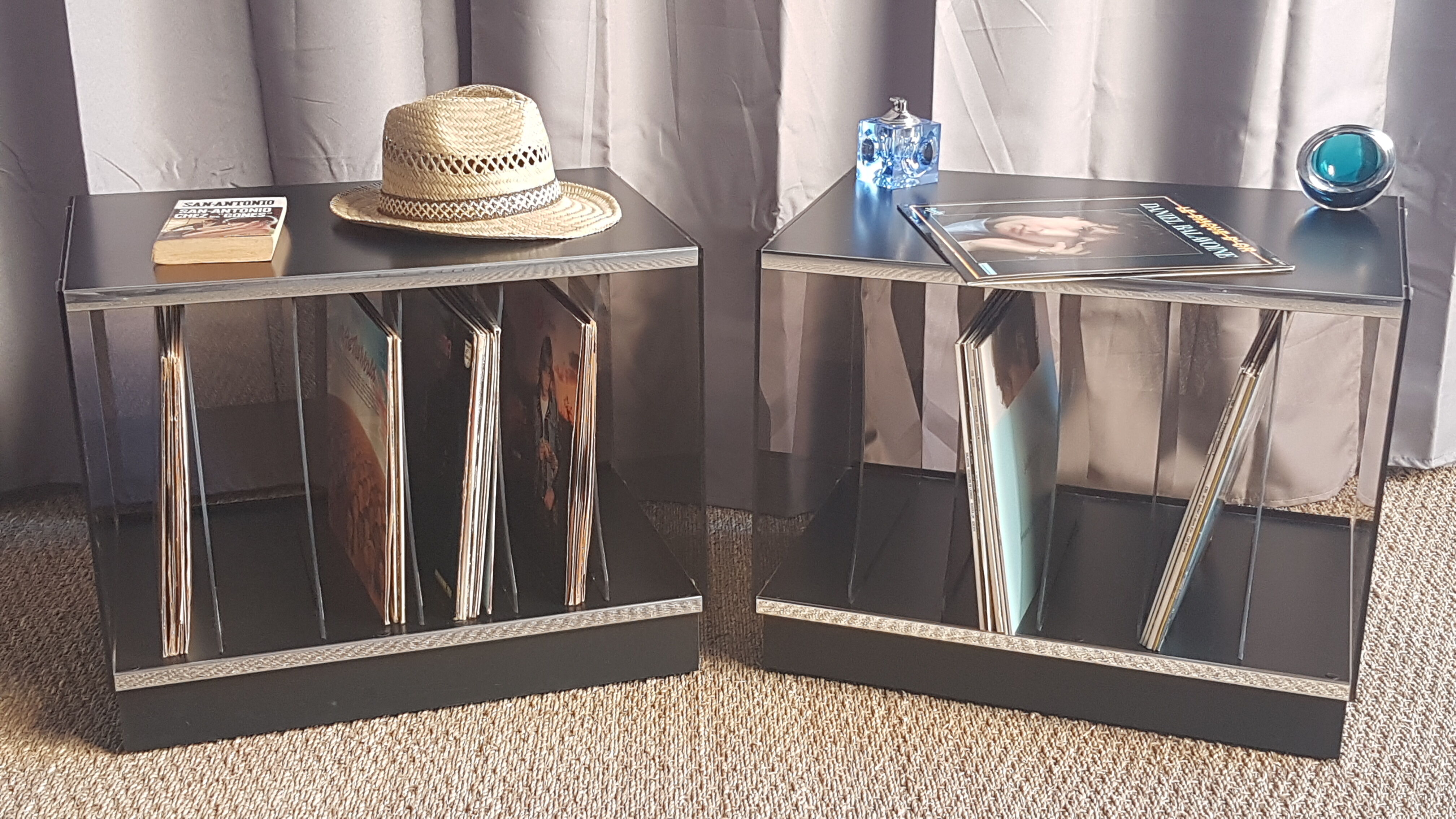 Pair of side tables