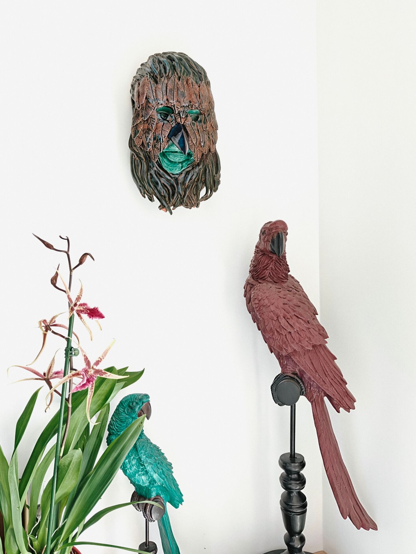 Terracotta wall mask