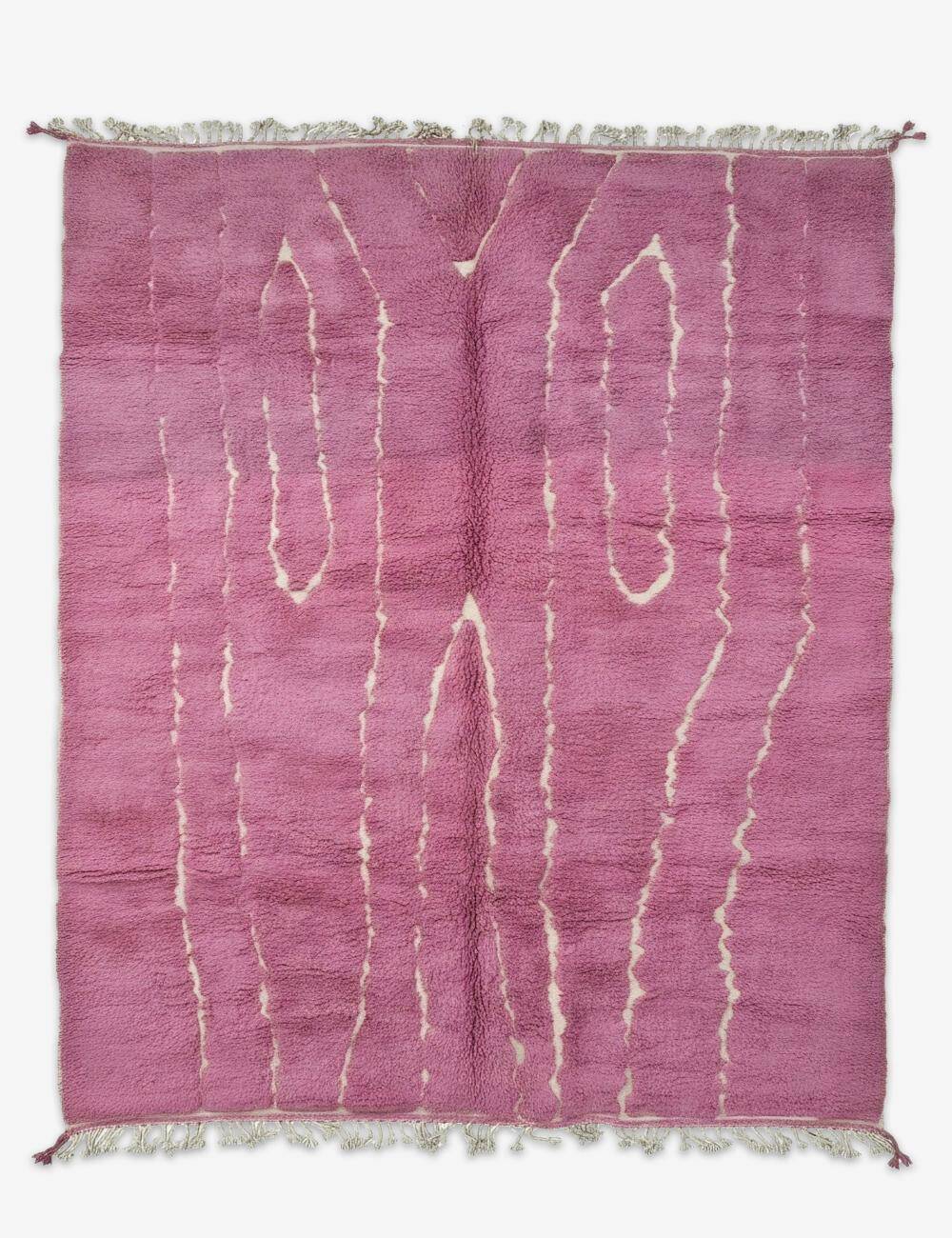 Contemporary Pink Rug - 390 x 290 cm