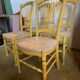 Duo de chaises provençale paillées
