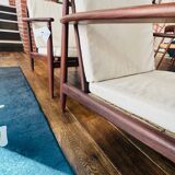 Pair of Danish armchairs in the style of Grete Jalk