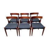 series of six Scandinavian chairs Arne Hovmand Olsen