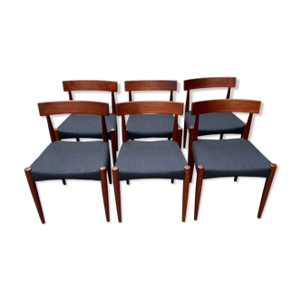 series of six Scandinavian chairs Arne Hovmand Olsen