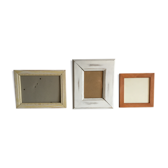 Trio of wooden frames