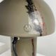 Pair of LIDO mushroom table lamps in brown glass by Peill and Putzler, 1970.