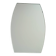 Velvet-backed tabletop mirror