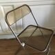 Set of Plia chairs by Giancarlo Piretti for Castelli