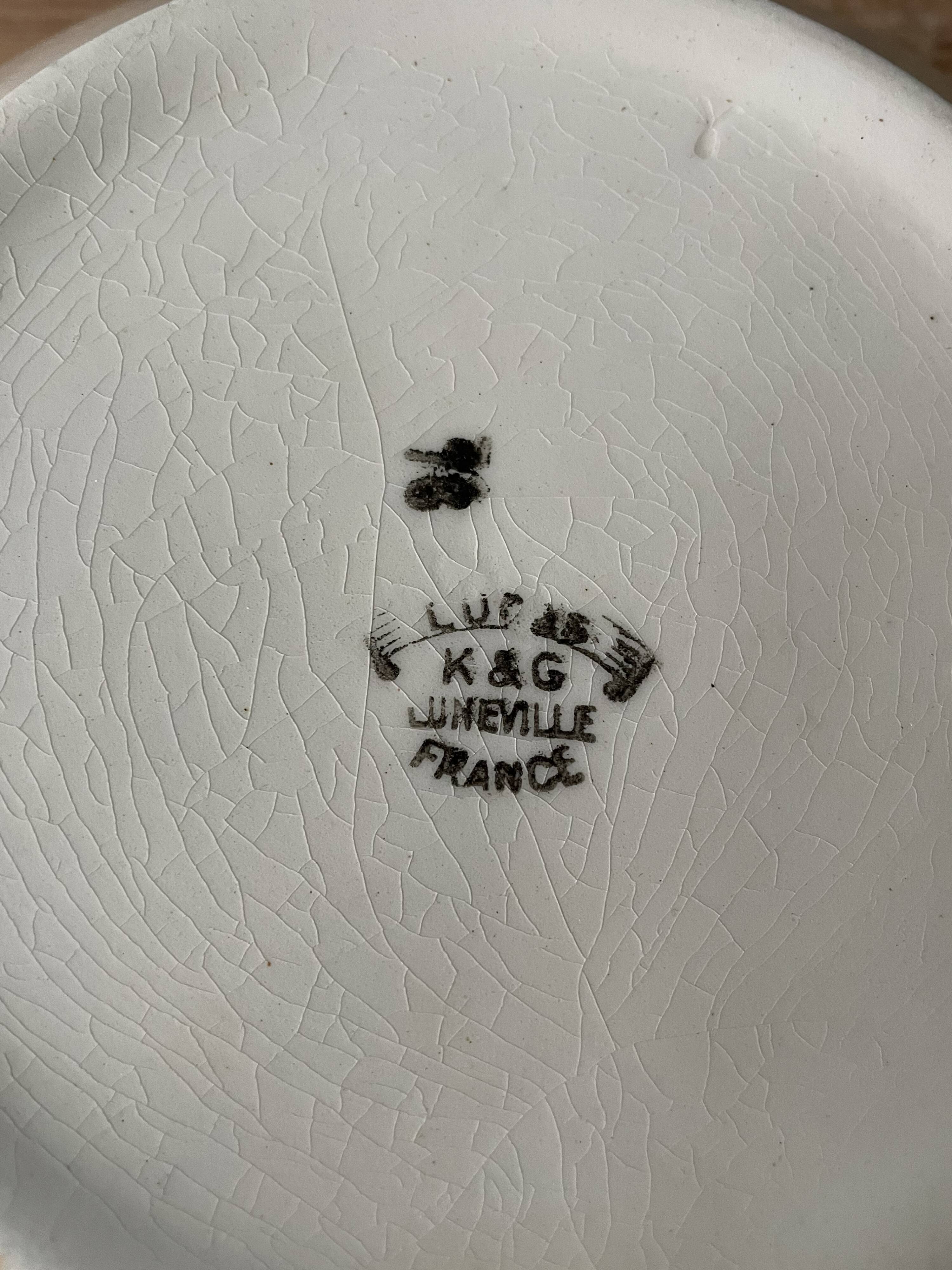 Vegetable 1930 in lunéville earthenware, lucas model