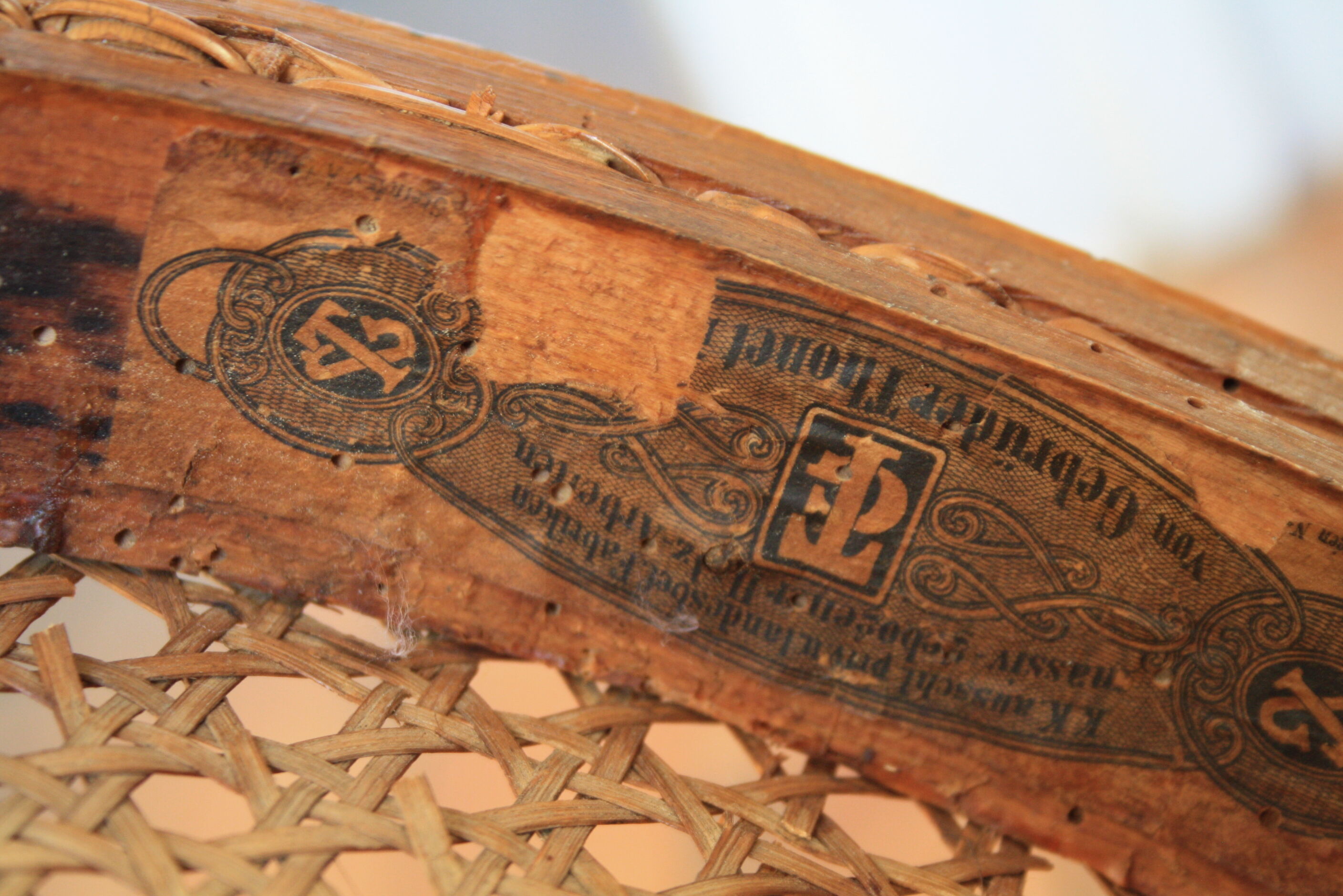 Chaise Thonet N°15 cannée
