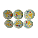 12 Valauris dessert plates