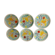 12 Valauris dessert plates