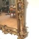 Gilded wooden rockery mirror XX century 140x83cm