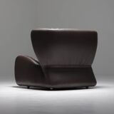 One-seat lounge sofa model pasha, manufactured in the 1970s by durlet, belgium.