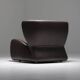 One-seat lounge sofa model pasha, manufactured in the 1970s by durlet, belgium.