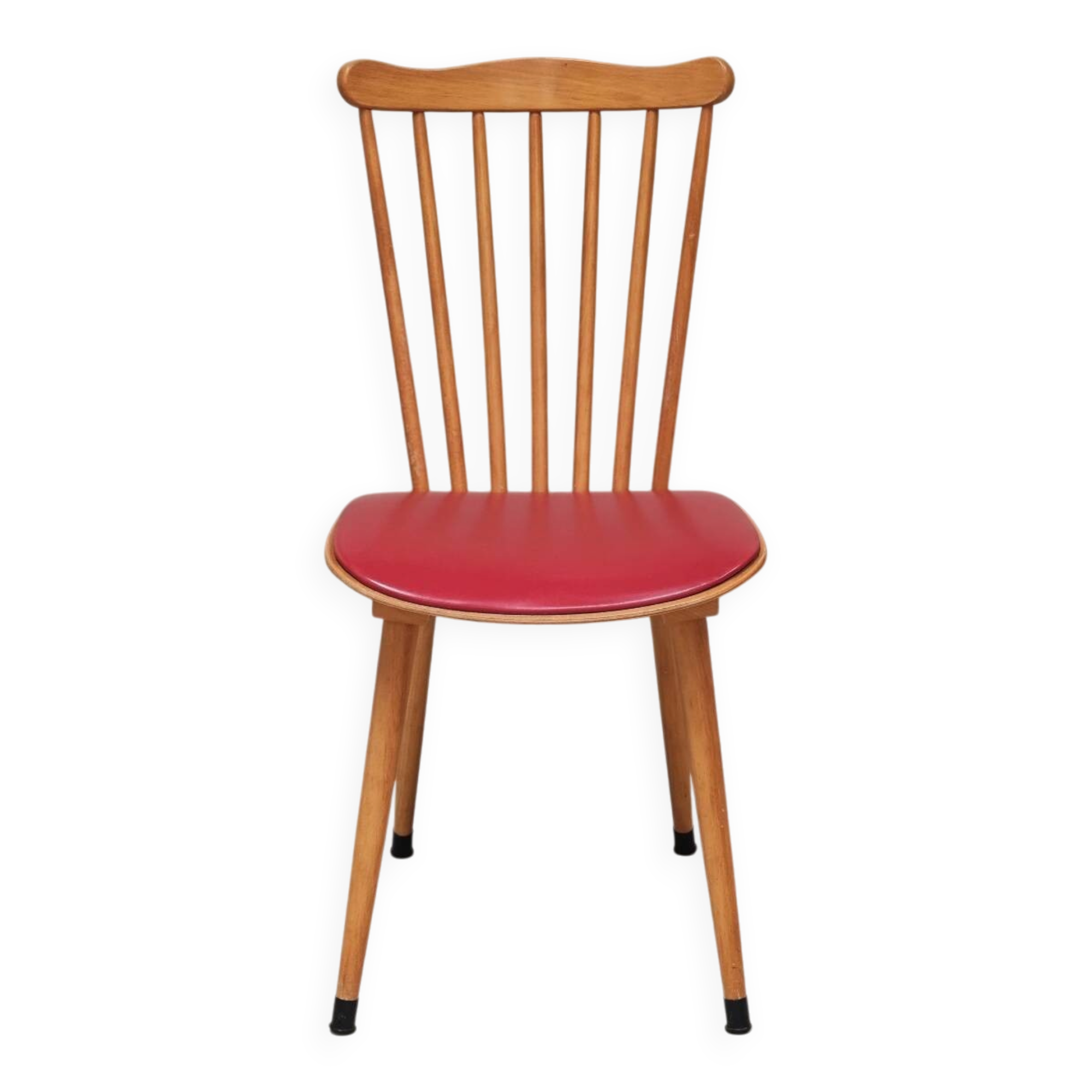 Baumann Menuet chair red skai 1960