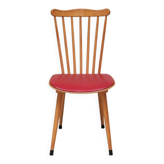 Baumann Menuet chair red skai 1960