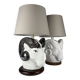 Vintage Italian table lamps, 1970s, set of 2