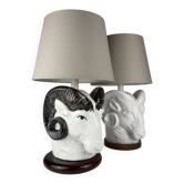 Vintage Italian table lamps, 1970s, set of 2