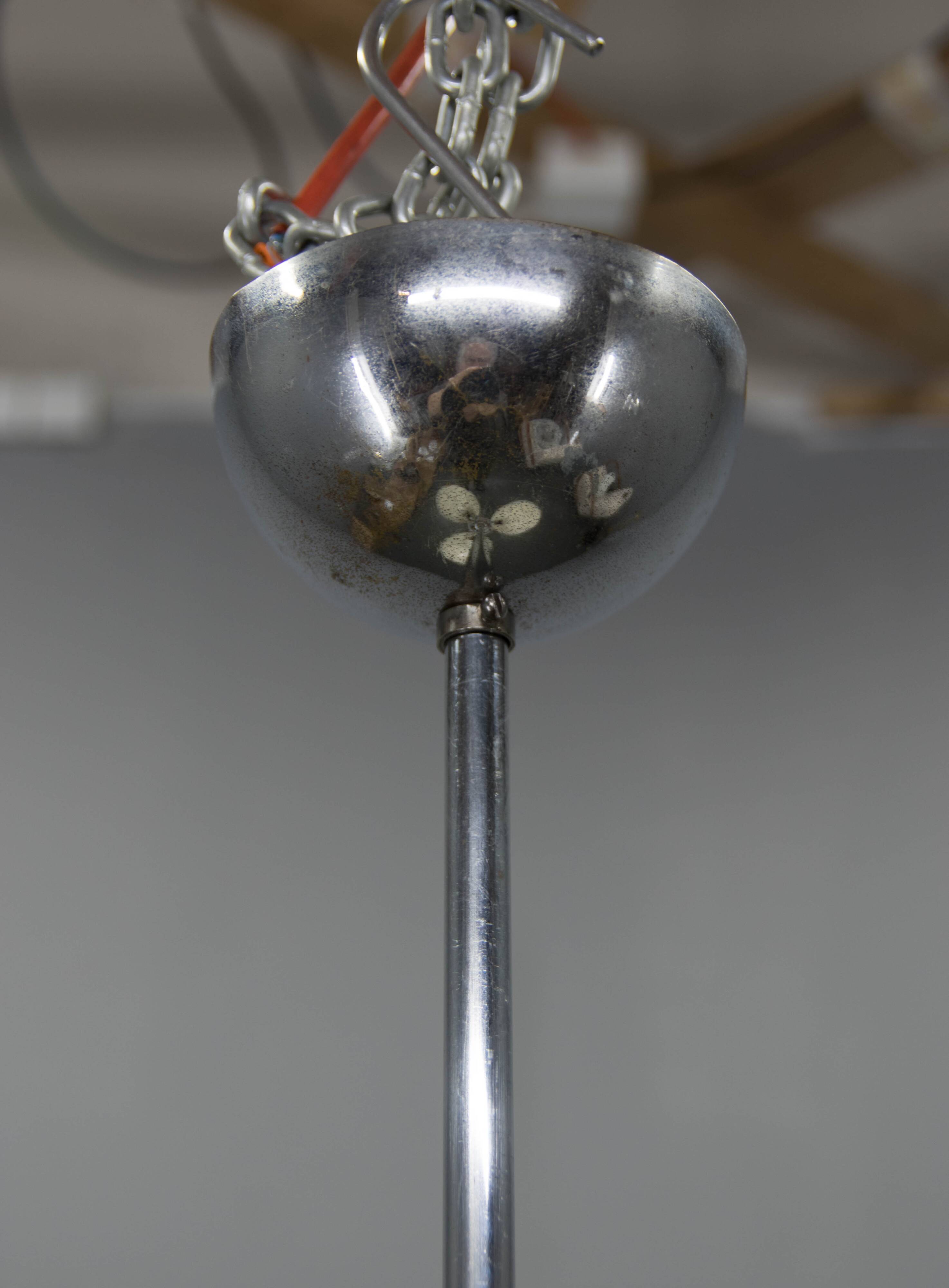 Rare Bauhaus Chandelier by Zukov , 1930s