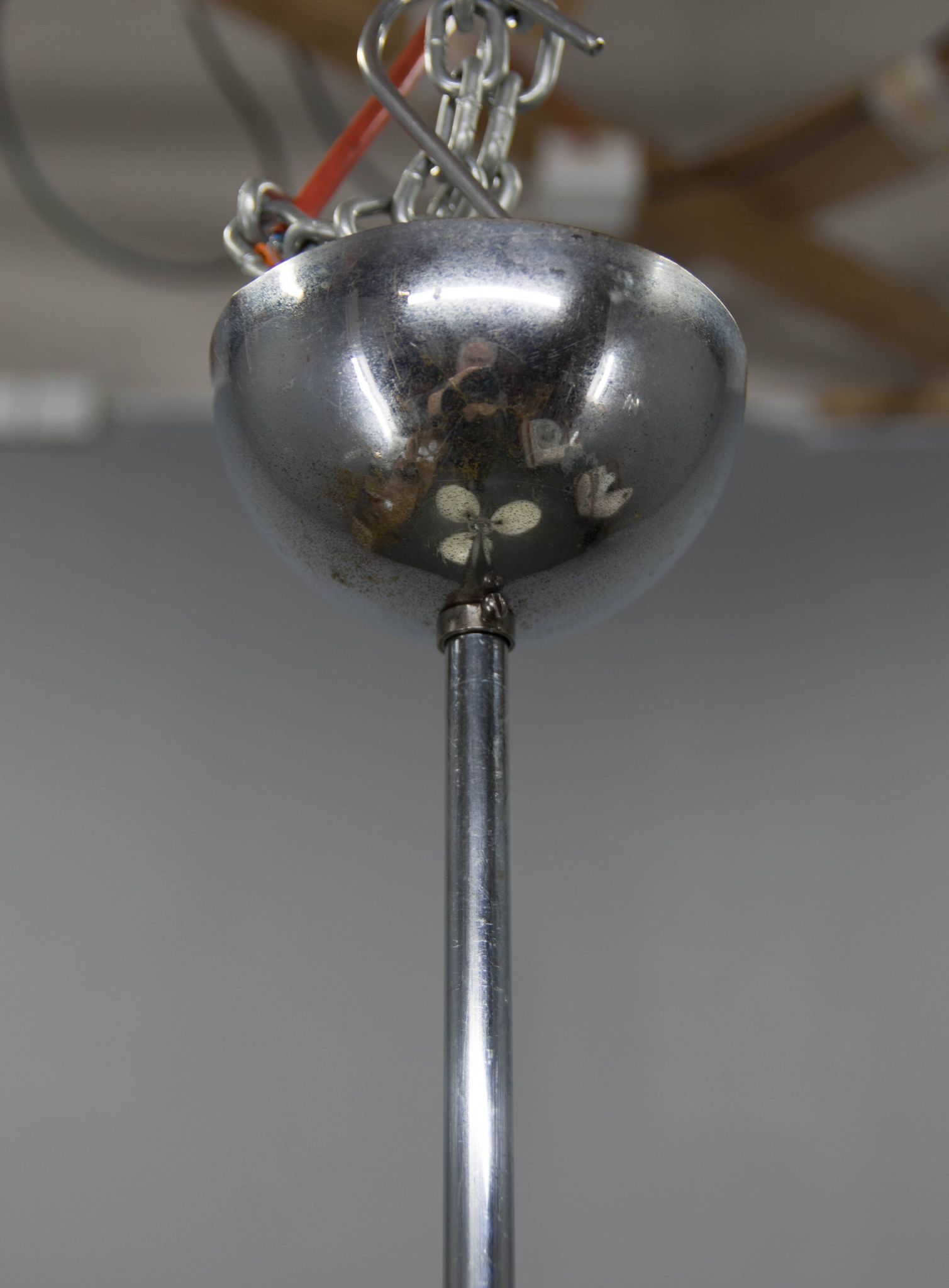 Rare Bauhaus Chandelier by Zukov , 1930s