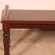 Regency period mahogany hall bench from the early 19th century.