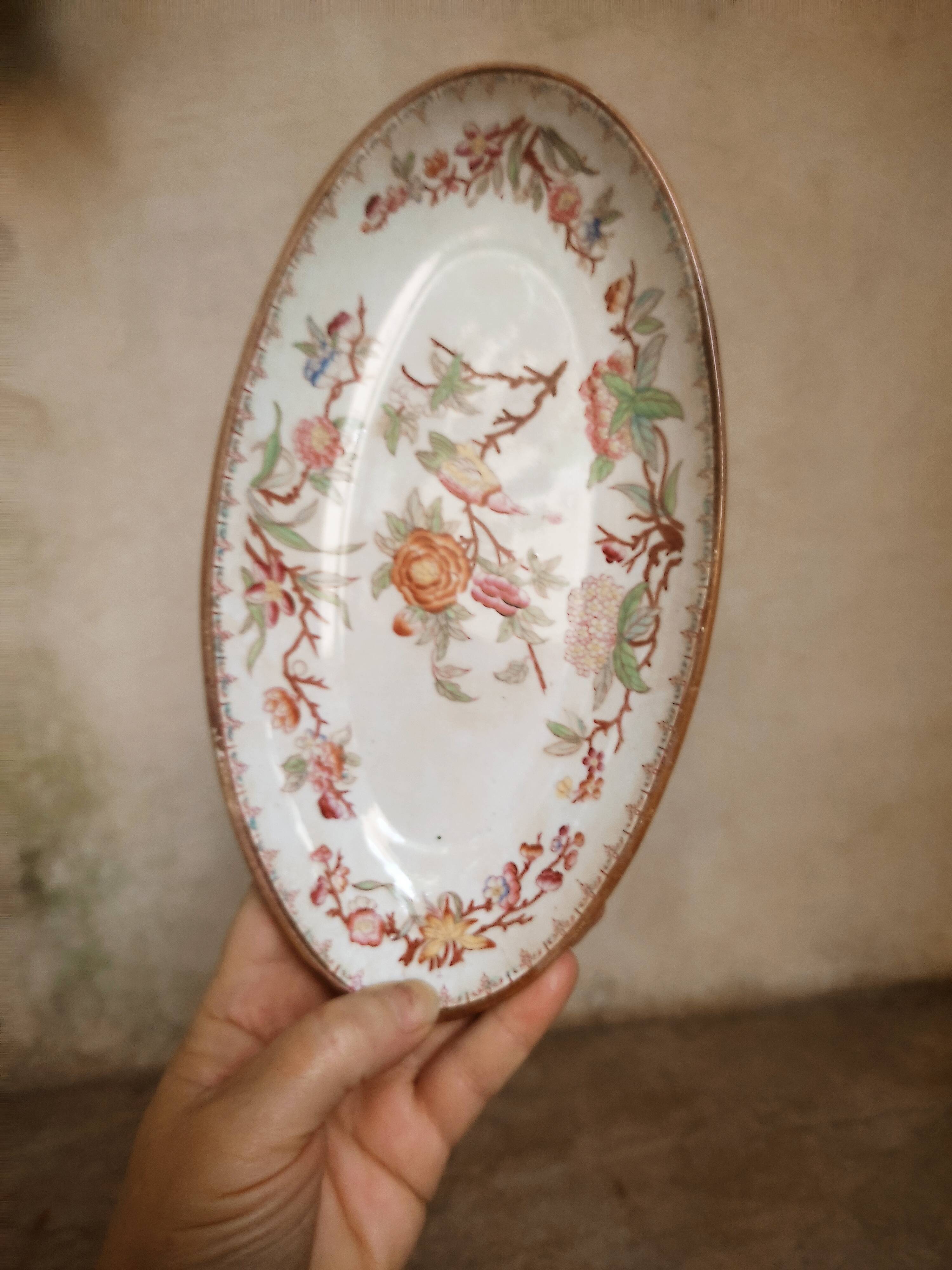 2 earthenware raviers by Sarreguemines