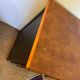 Vintage patinated black craft furniture style chest of drawers