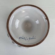 Openwork fruit bowl signed Lallier from Moustier