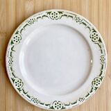 Duo of Badonviller Art Deco Iron Earth plates