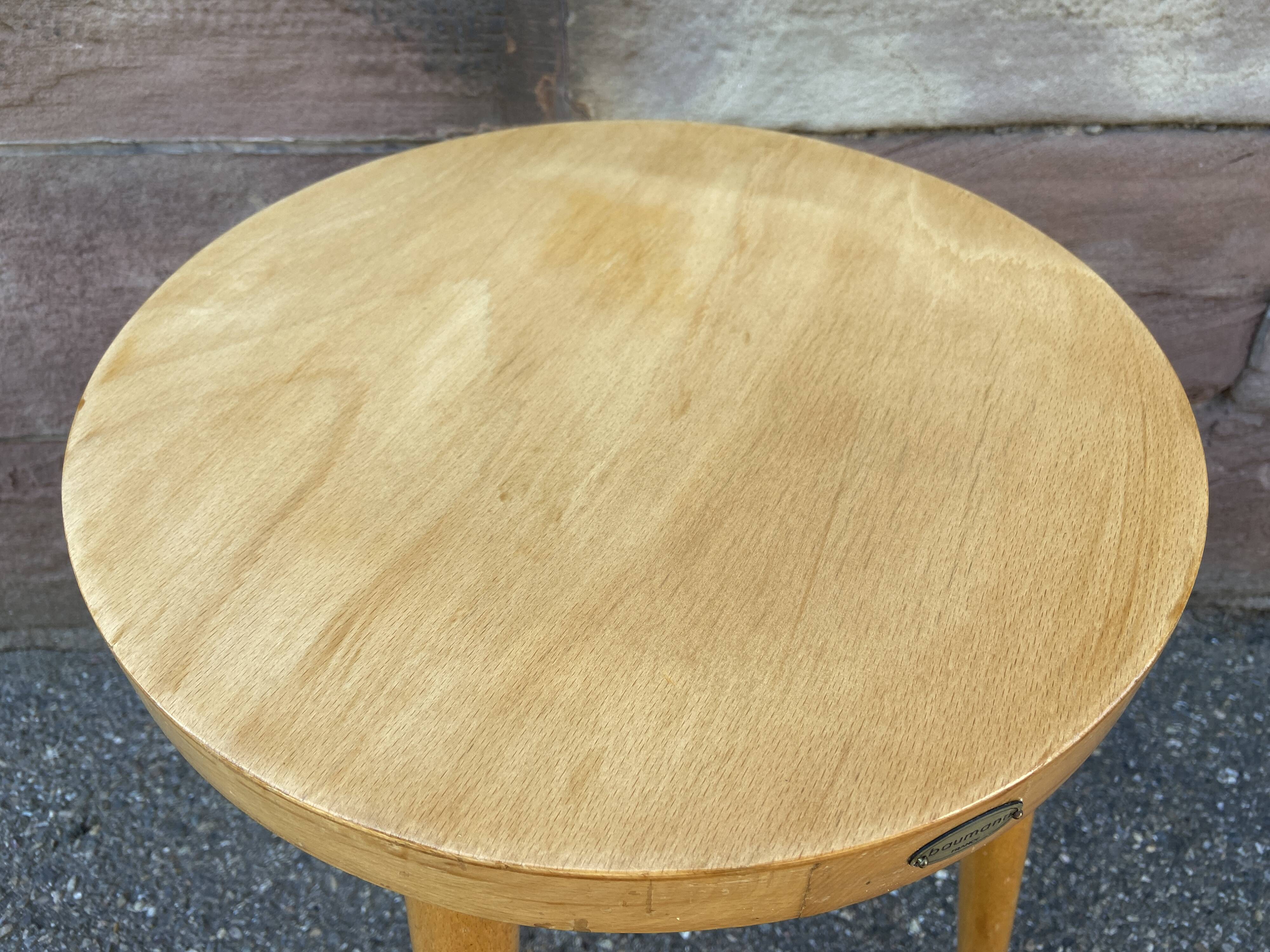 Tabouret scandinave baumann vintage