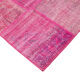 Tapis oriental vintage 206 cm x 304 cm rose patchwork