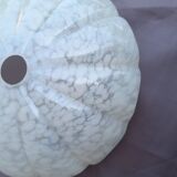 Set of 2 speckled art deco glass globes