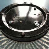 Plafonnier rond en verre ciselé