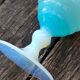 Blue Murano glass vase