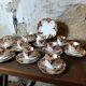 Antique Art Deco Melba China England tea set for 8