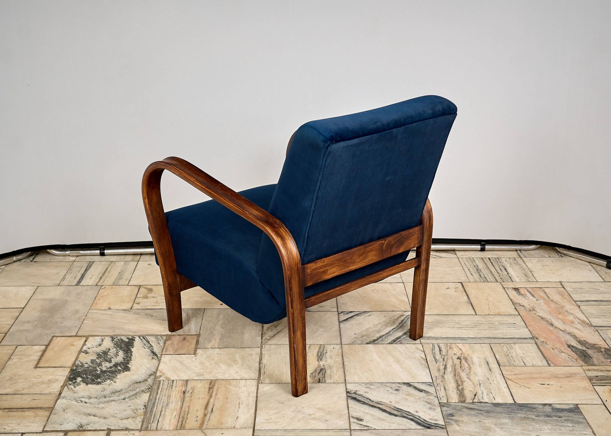 Armchair designed by K. Kozelka and A. Kropacek, Interier Praha, Czechoslov