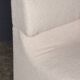 Italian 20thc set of four seats in cream boucle c.1980