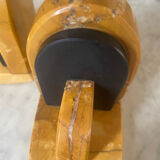 Pair of Art Deco marble bookends