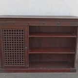 Console sideboard with shelf and mesh door