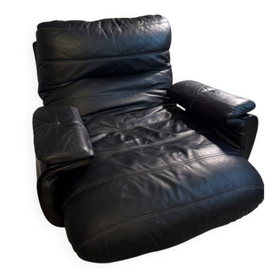 Fauteuil, ligne roset Marsala black leather
