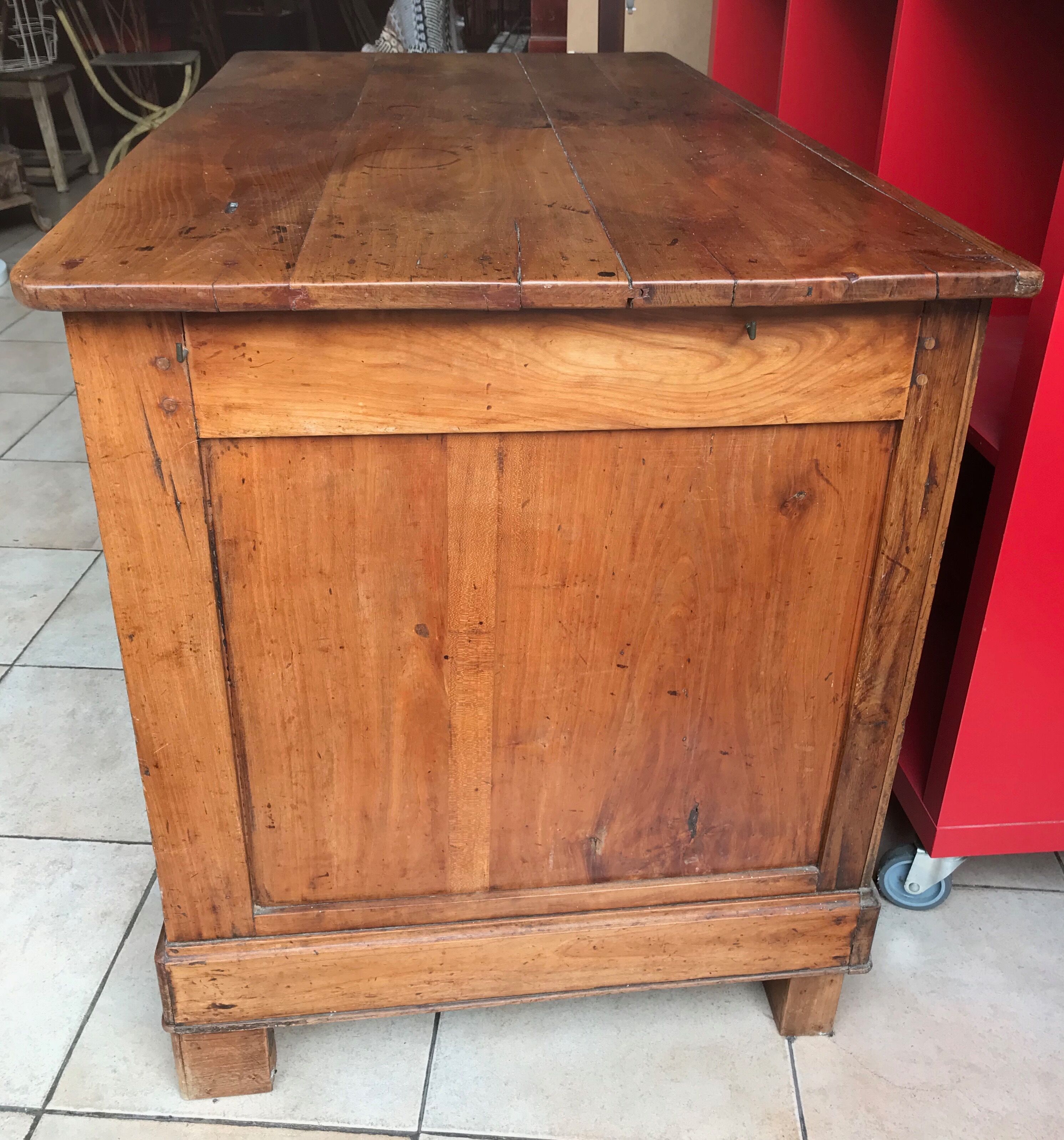 Bureau en bois vintage années 1960