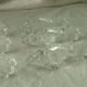 Set of 6 fish-shaped glass knife holder signed yer depose