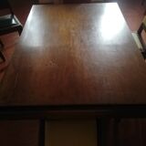 Art deco style dining room table and 6 chairs