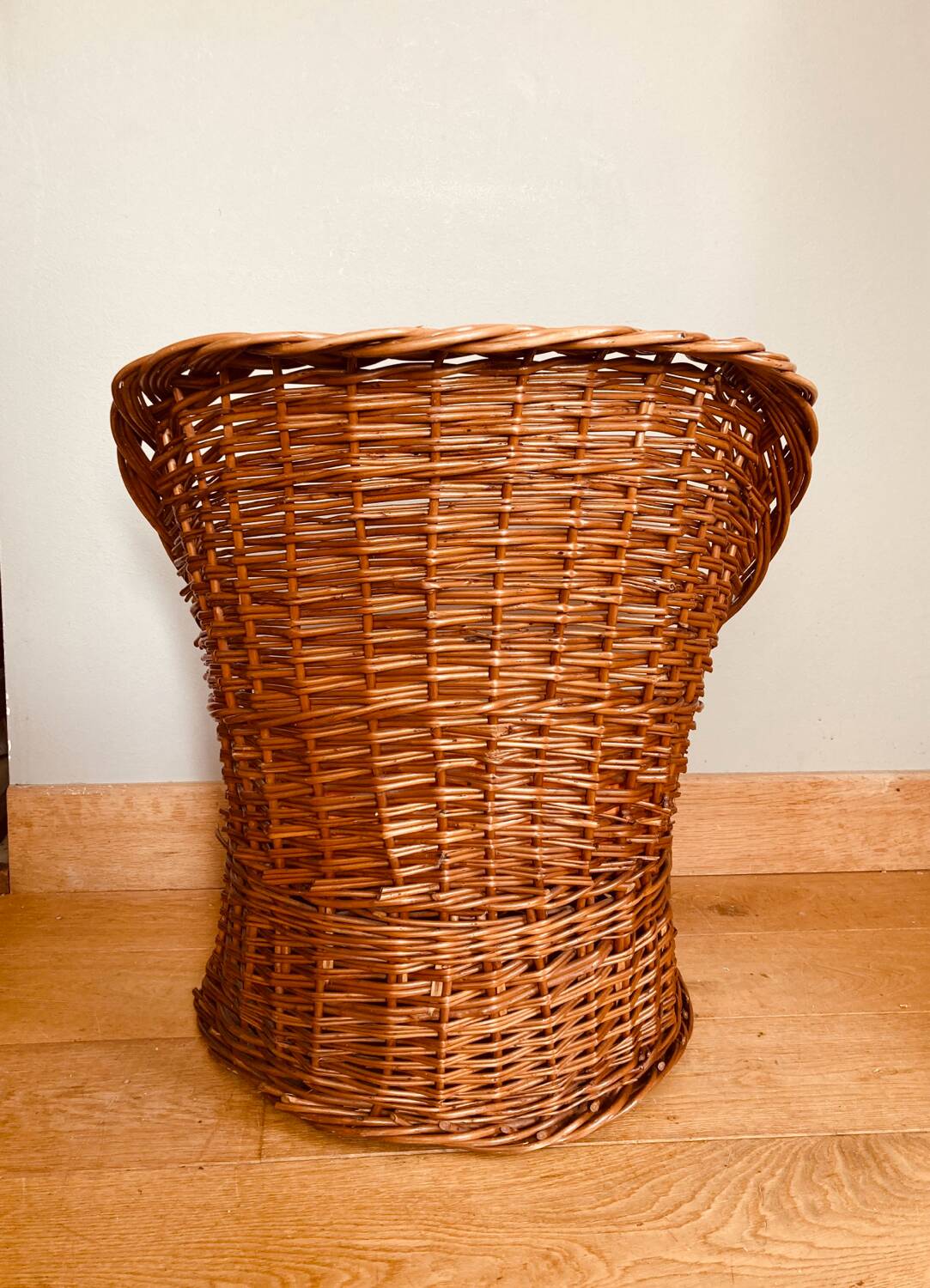 Vintage rattan / wicker armchair for children, 1970s