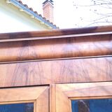 Louis Philippe blond walnut bookcase