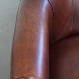 Sheepskin Leather Club Chair