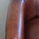 Fauteuil club en cuir de mouton