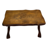Vintage brutalist stool side table minimalistic
